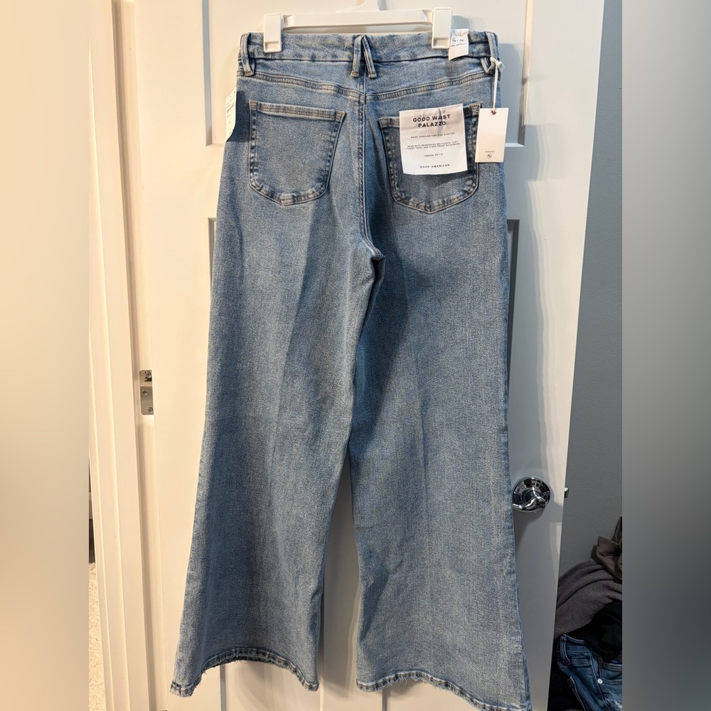 Good American good waist palazzo Jeans 14/32